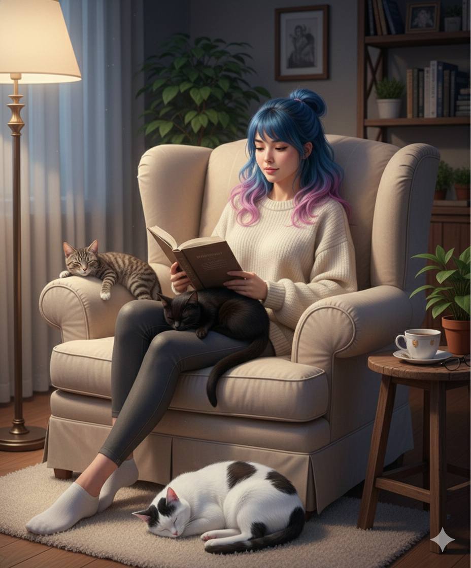 Home with cats