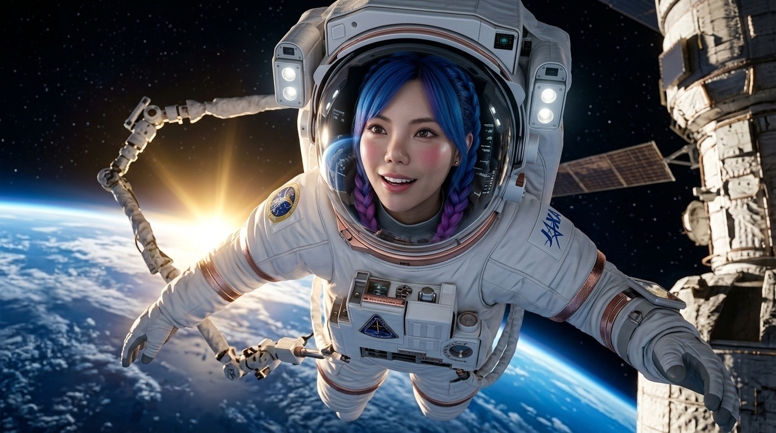 Asia Gigi Orbital Gateway Spacewalk